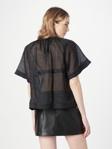 Banana Republic Bluse in Schwarz