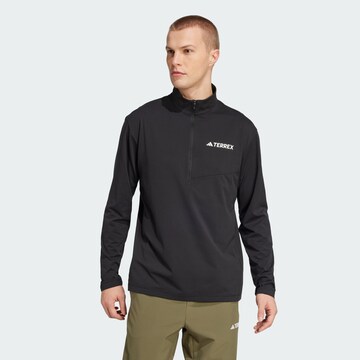 ADIDAS TERREX Funkční tričko – černá: přední strana