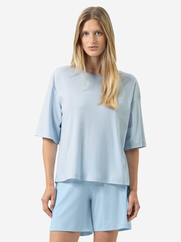 Mey Pyjama 'Simple Stripes' in Blauw
