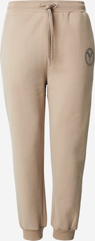 Carlo Colucci Kalhoty – hnědá: přední strana