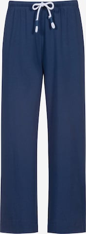 Mey Pyjamahose 'Solid Love' in Blau: Vorderseite