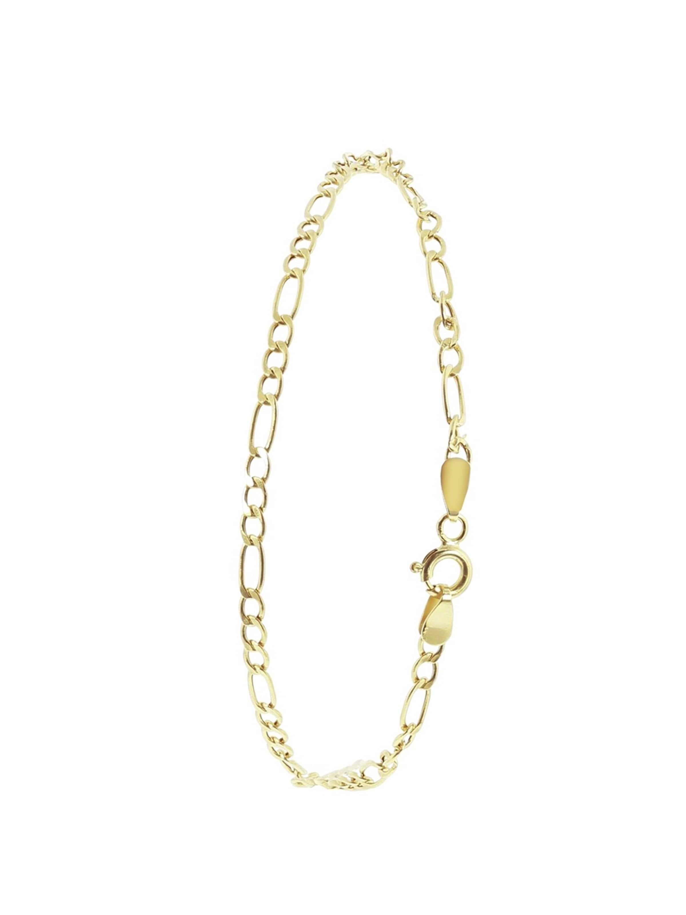 Lucardi Bracelet 'Klassisch' in Gold: front