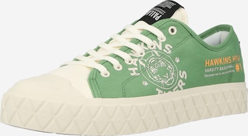 Palladium Matalavartiset tennarit 'PALLA ACE TIGERS' värissä vihreä: etupuoli