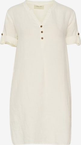 Cream Dress 'Bellis' in White: front