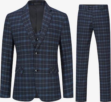 YOUTHUP Slim fit Suit in Black: front