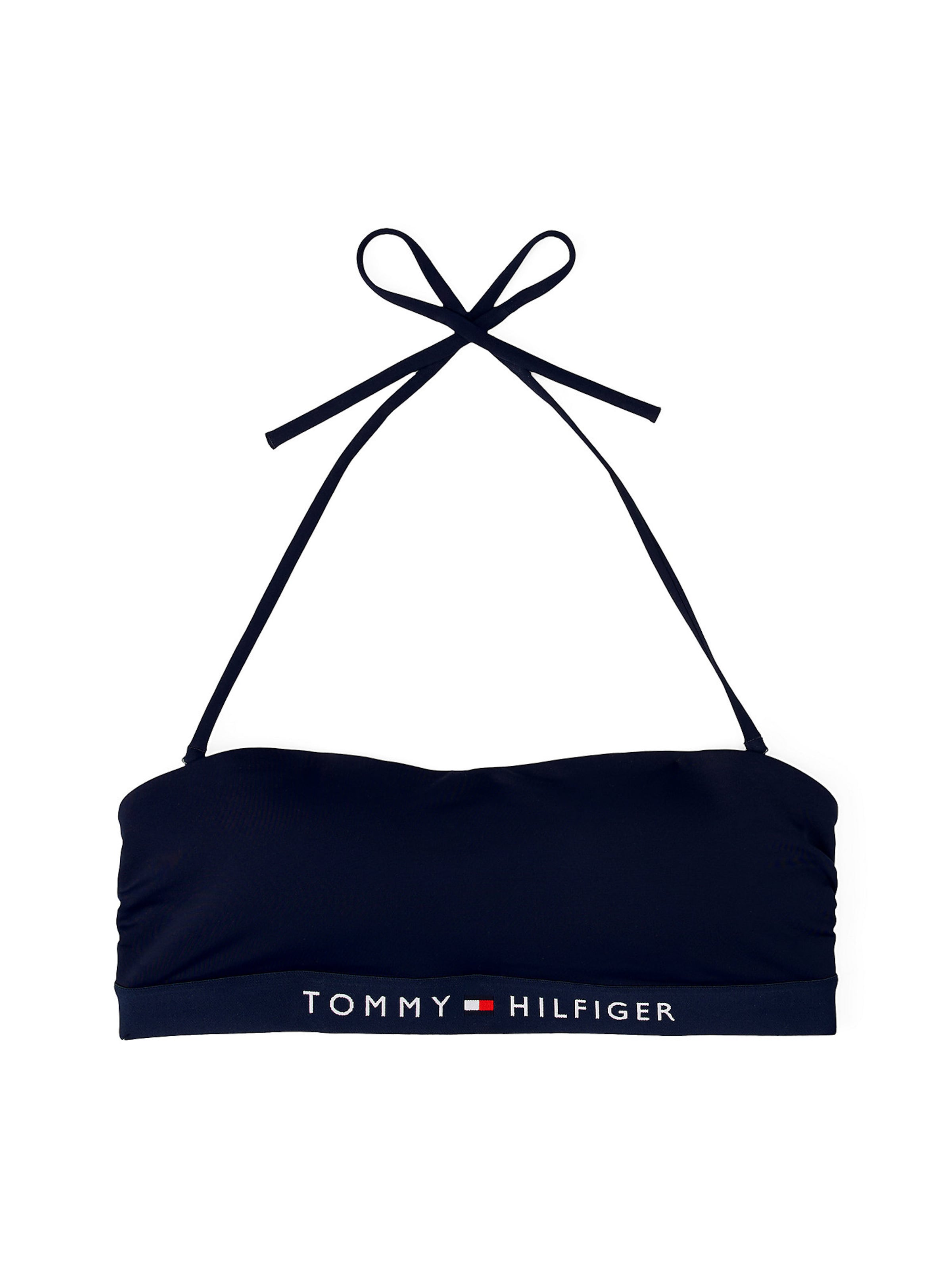 TOMMY HILFIGER Bandeau Bikini Top 'Original' in Blue: front