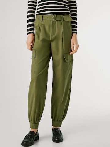 Effilé Pantalon à pince 'Sira' Pepe Jeans en vert : devant