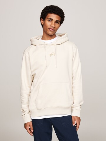 Tommy Jeans Sweatshirt in Beige: voorkant
