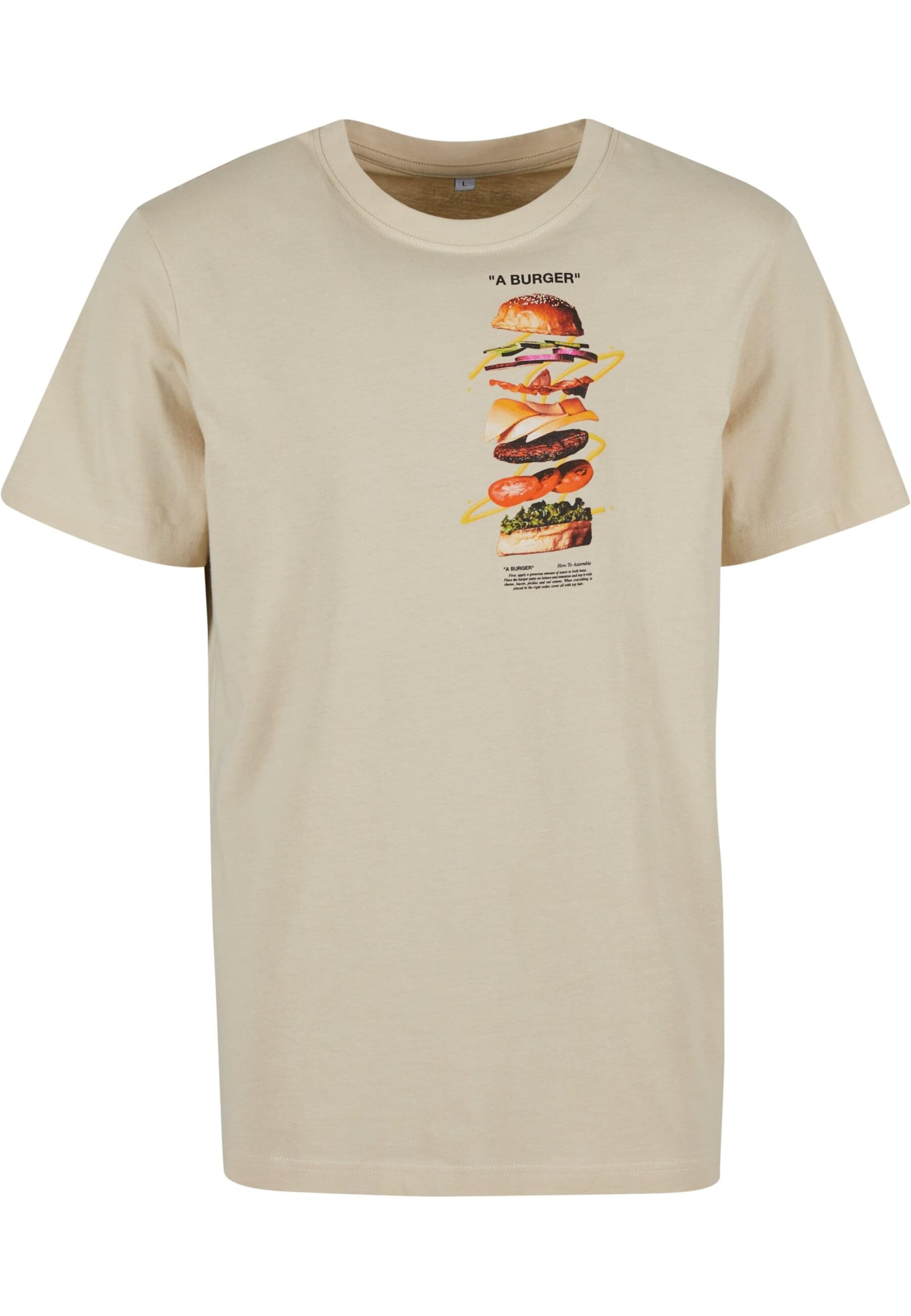 Mister Tee Bluser & t-shirts 'A Burger' i beige: forside