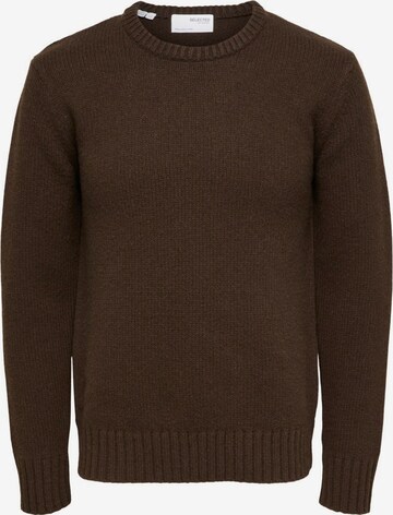 SELECTED HOMME Pullover i brun: forside