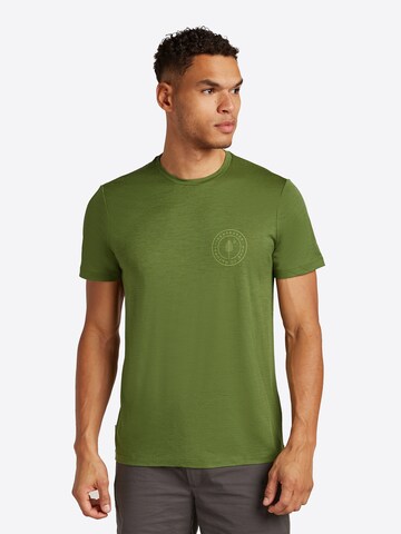 ICEBREAKER - Regular Fit Camisa funcionais 'Tech Lite' em verde