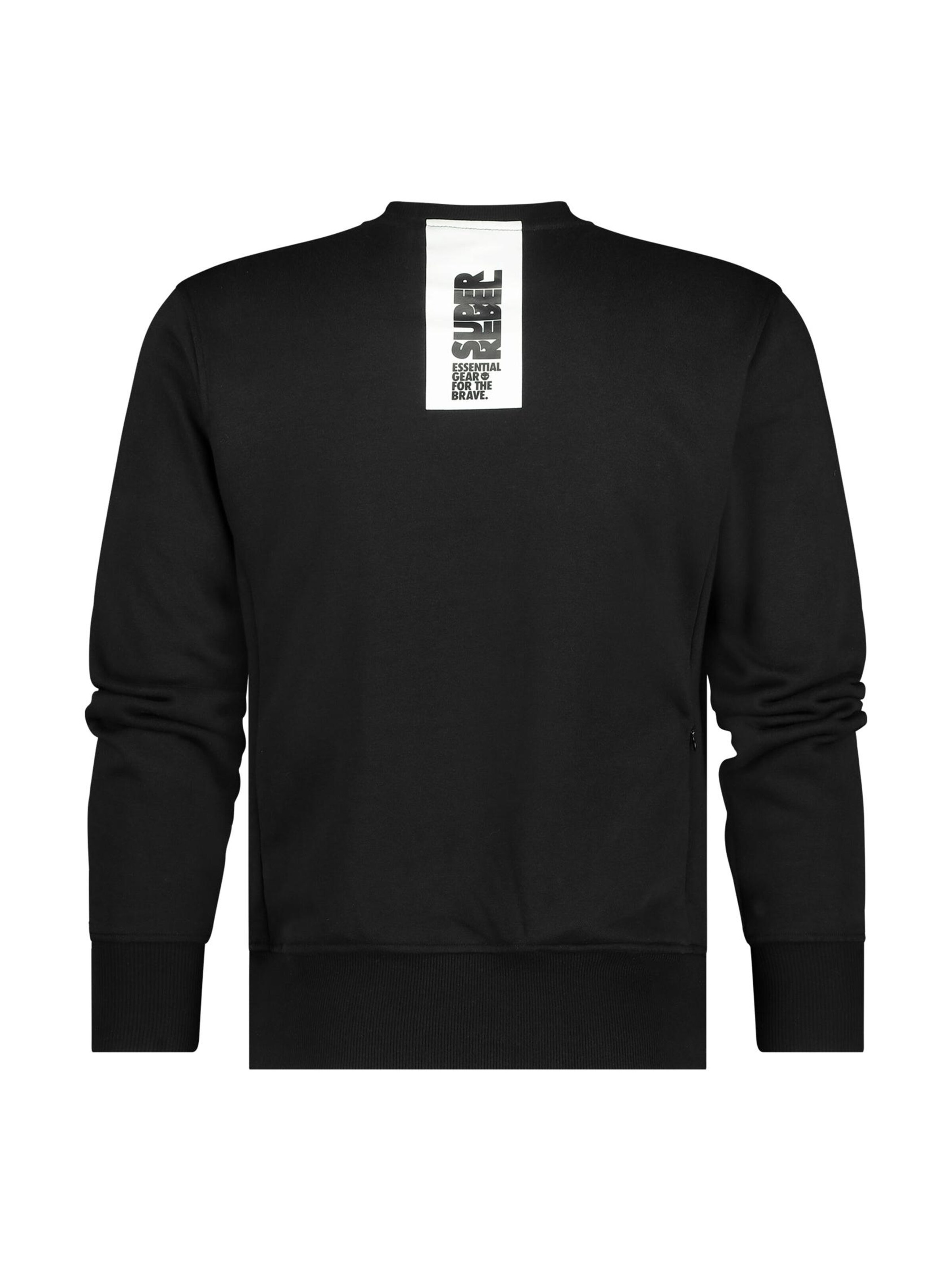 Pullover 'ROCCO' di SUPERREBEL® GEAR in nero