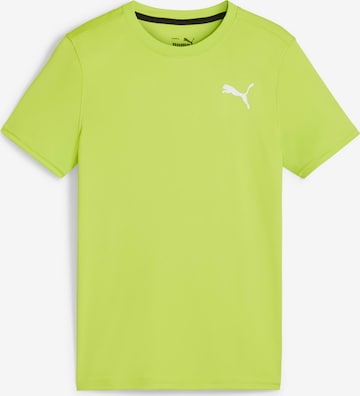 PUMA T-shirt 'Fit' i grön: framsida