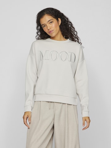 Sweat-shirt VILA en gris : devant