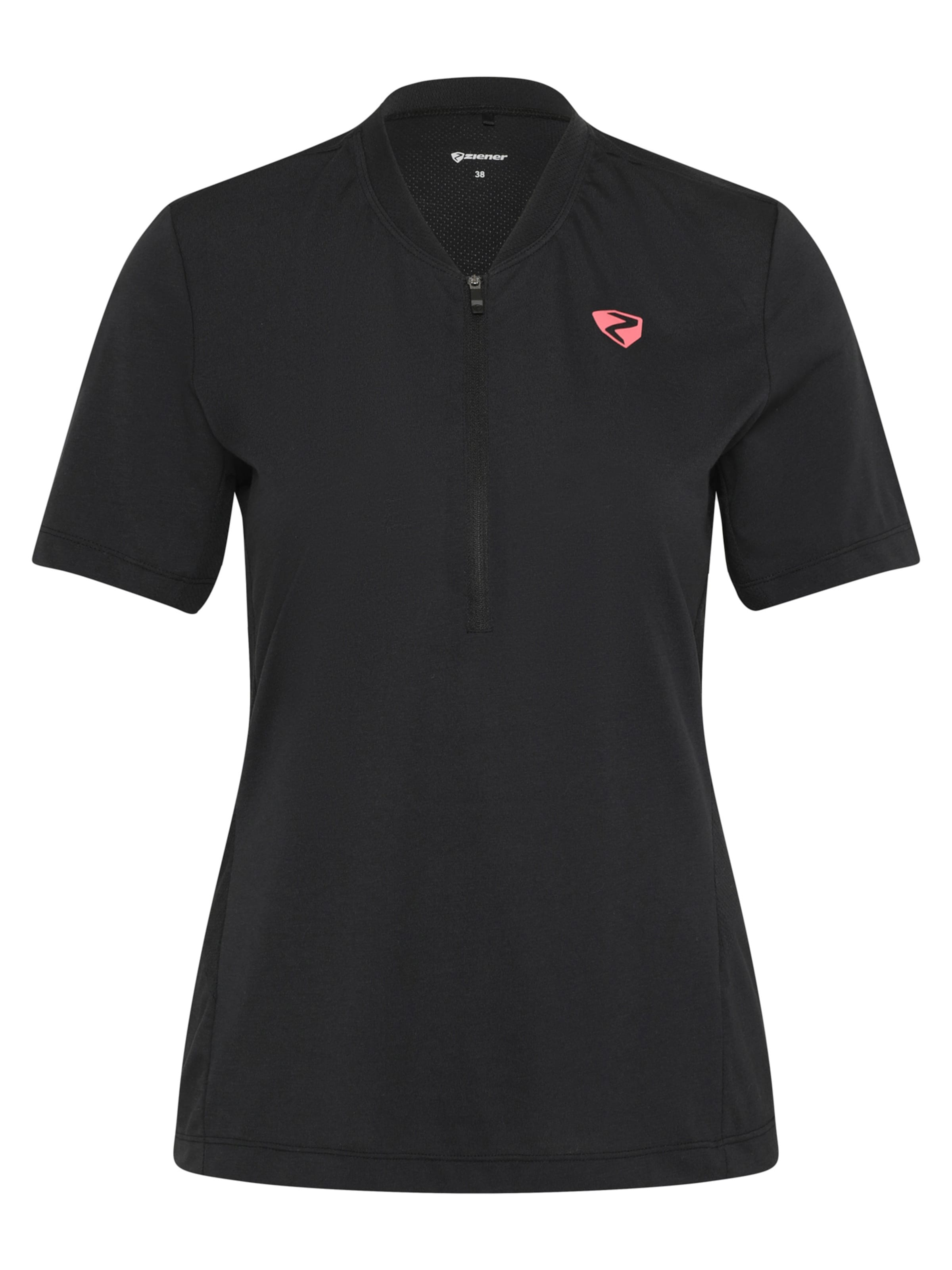 ZIENER Trikot 'Nektaria' in Schwarz: Vorderseite