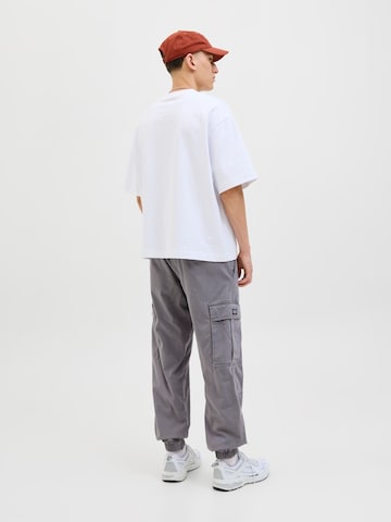 JACK & JONES Конический (Tapered) Брюки-карго 'JPSTKANE JONNIE' в Серый