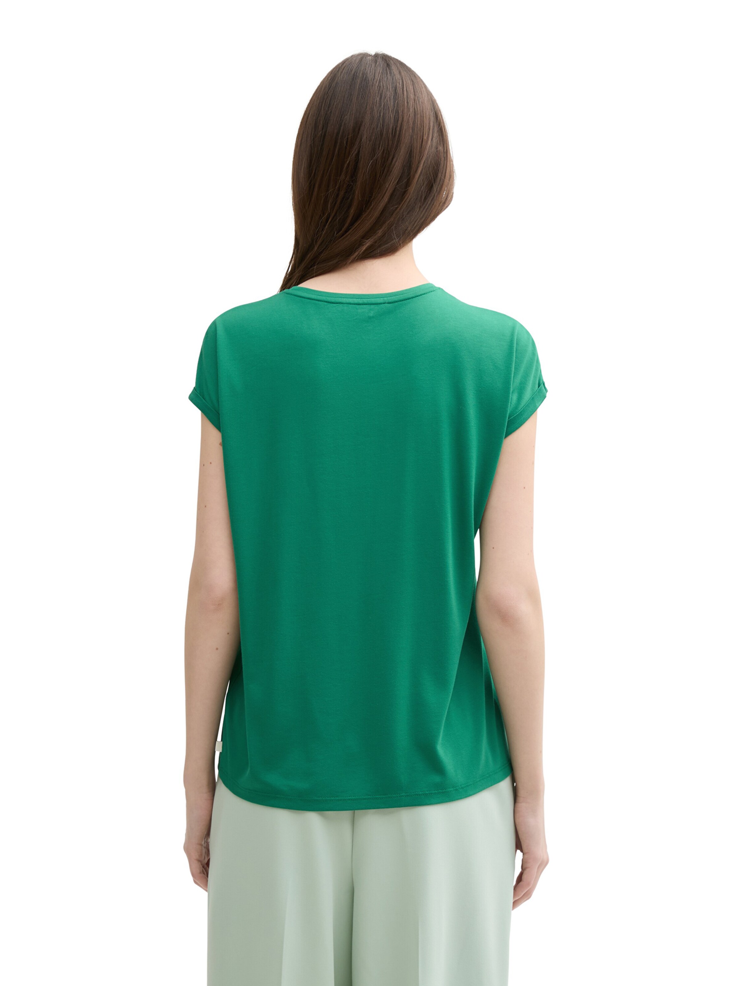 Tricou de la TOM TAILOR DENIM pe verde