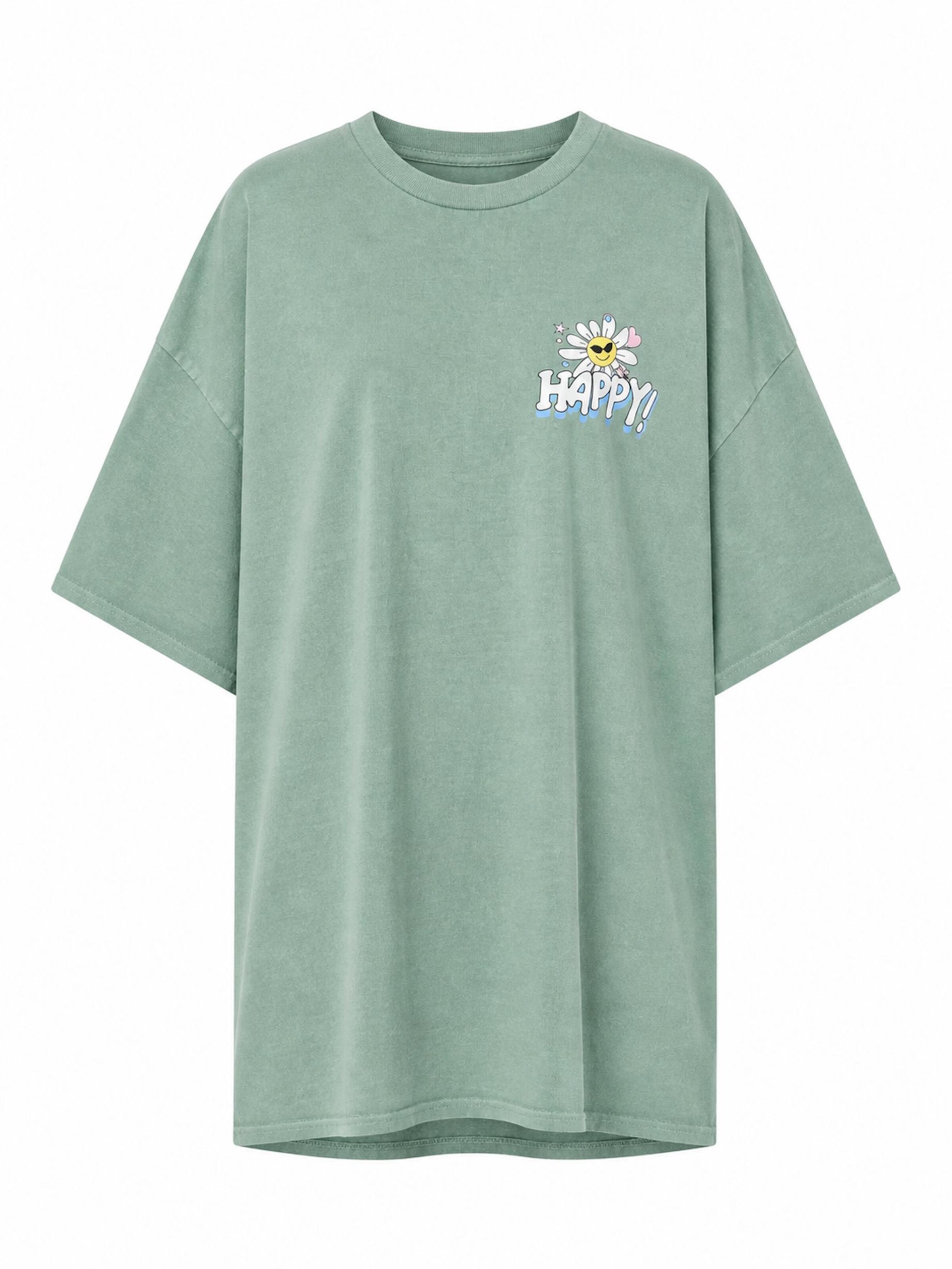 Worldclassca Oversized Shirt in Green: front
