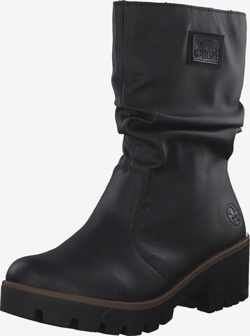 Bottines Rieker en noir : devant