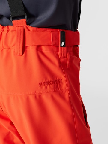 PROTEST Regular Workout Pants 'OWENS' in Orange