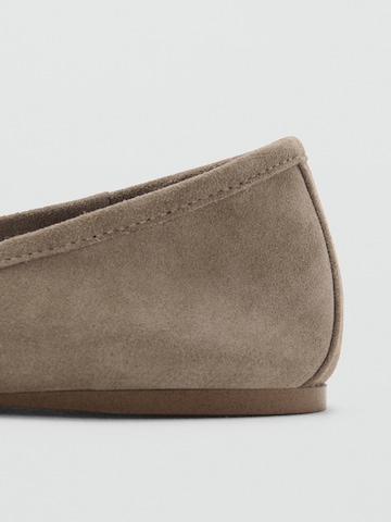 MANGO Балерини 'PLANO1' в кафяво