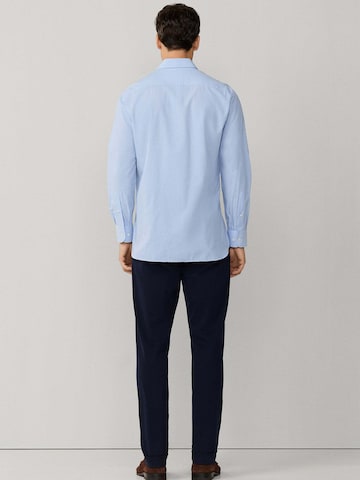 Hackett London Regular Fit Hemd 'END ON END' in Blau