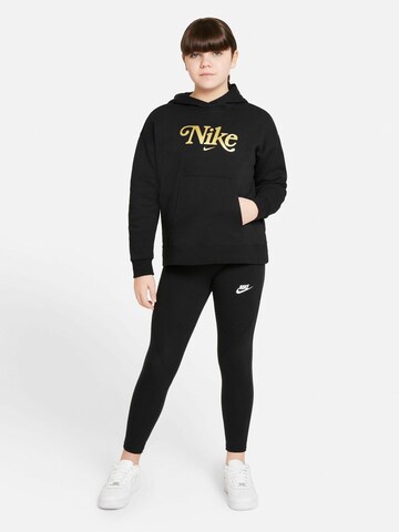 Nike Sportswear Bluzka sportowa 'Club' w kolorze czarny
