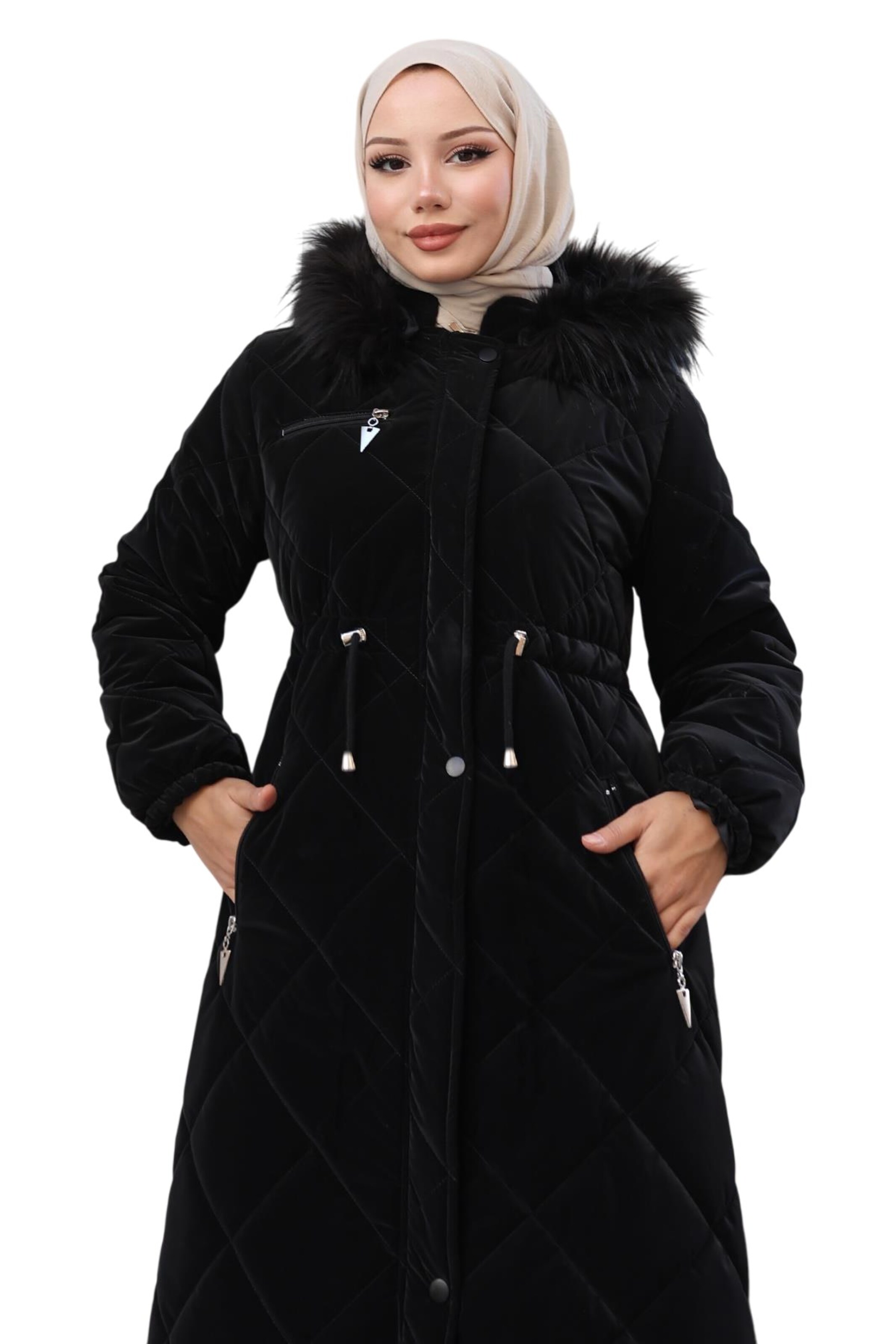 MODAMIHRAM Winter coat in Black