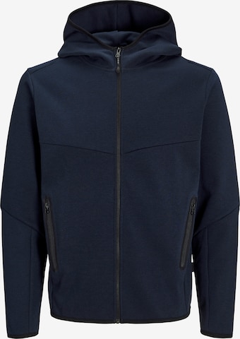 JACK & JONES - Casaco em moletão 'JCOFusion' em azul: frente