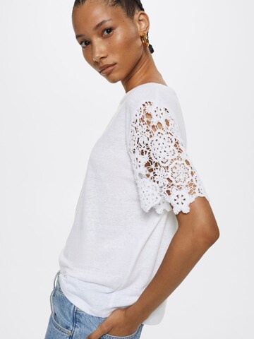 MANGO T-Shirt 'MANGA' in Weiß