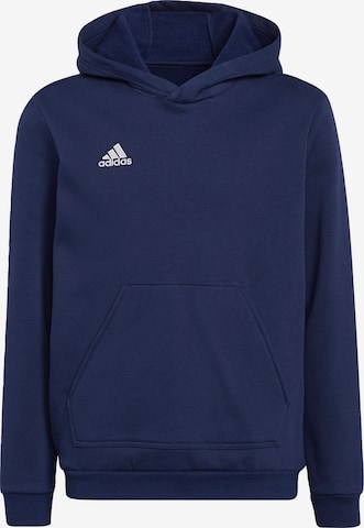 Hanorac sport 'Entrada 22 Sweat' de la ADIDAS PERFORMANCE pe albastru: față