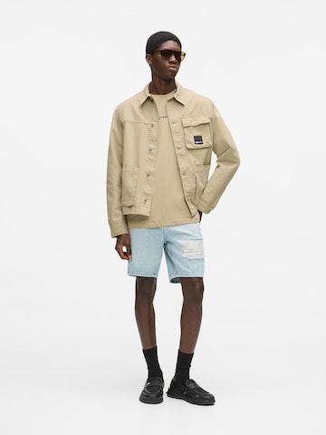 Geacă de primăvară-toamnă de la KARL LAGERFELD JEANS pe verde