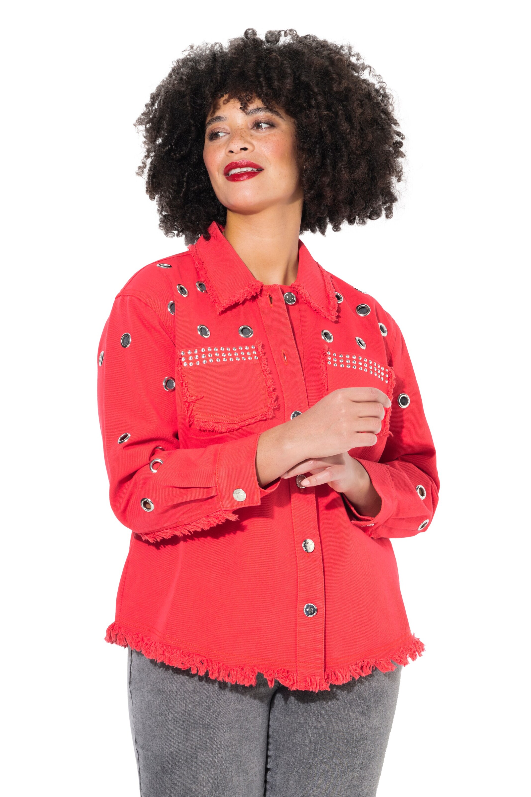 Angel of Style Between-season jacket in Red: front