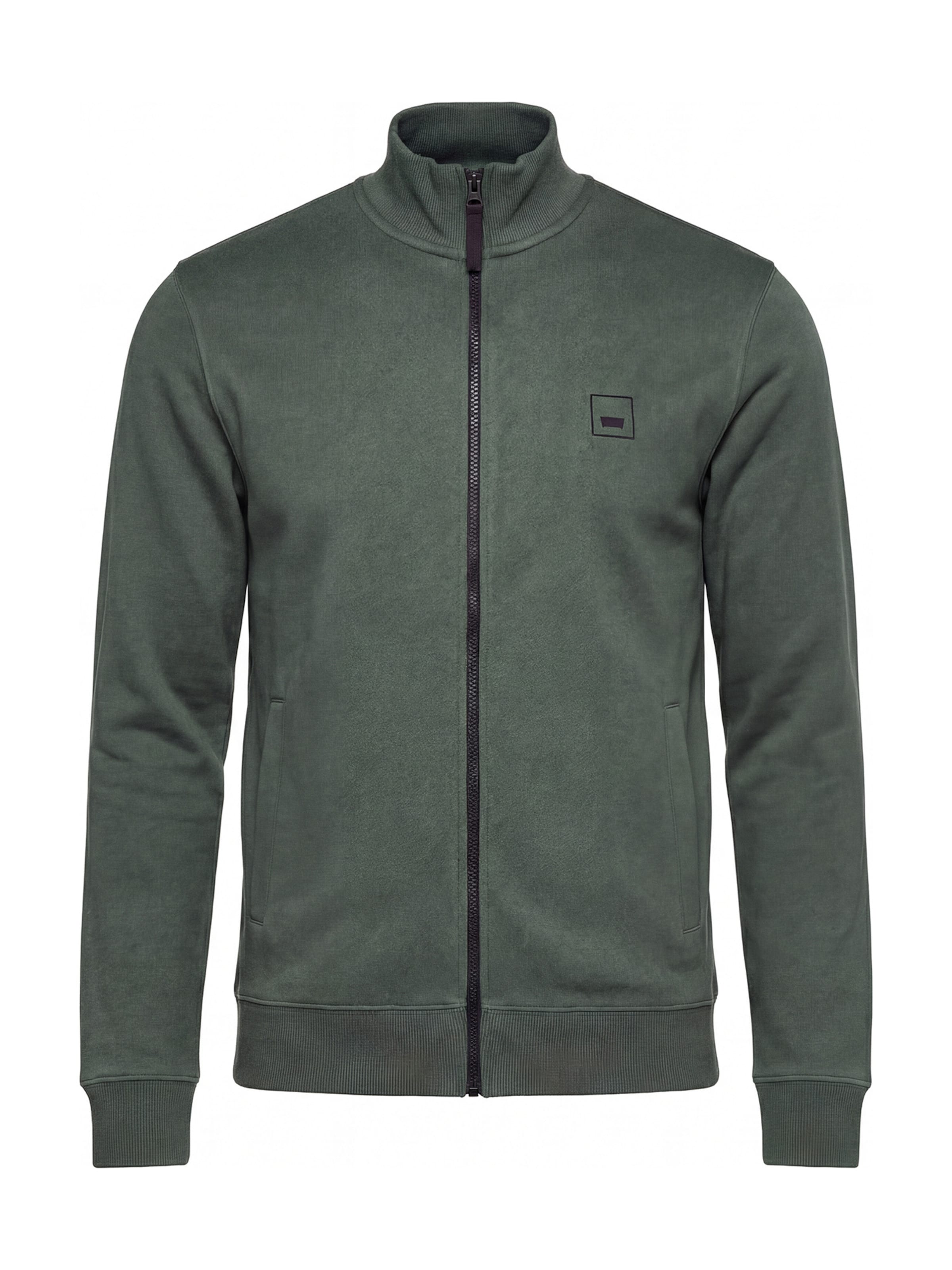 Carrera Jeans Sweatshirt 'Full Zip'‌‌‌‌ in Grün: Vorderseite