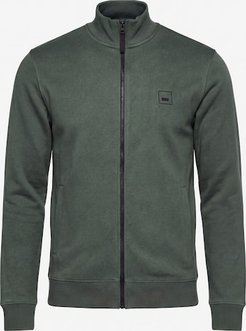 Carrera Jeans Sweatshirt 'Full Zip' in Grün: Vorderseite