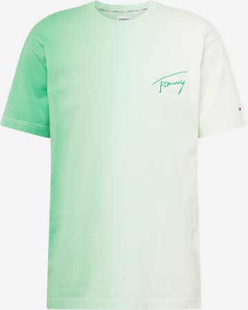 Tommy Jeans - Camisa em verde: frente