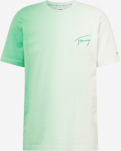 Tricou Tommy Jeans pe verde iarbă / verde pastel / verde deschis, Vizualizare produs