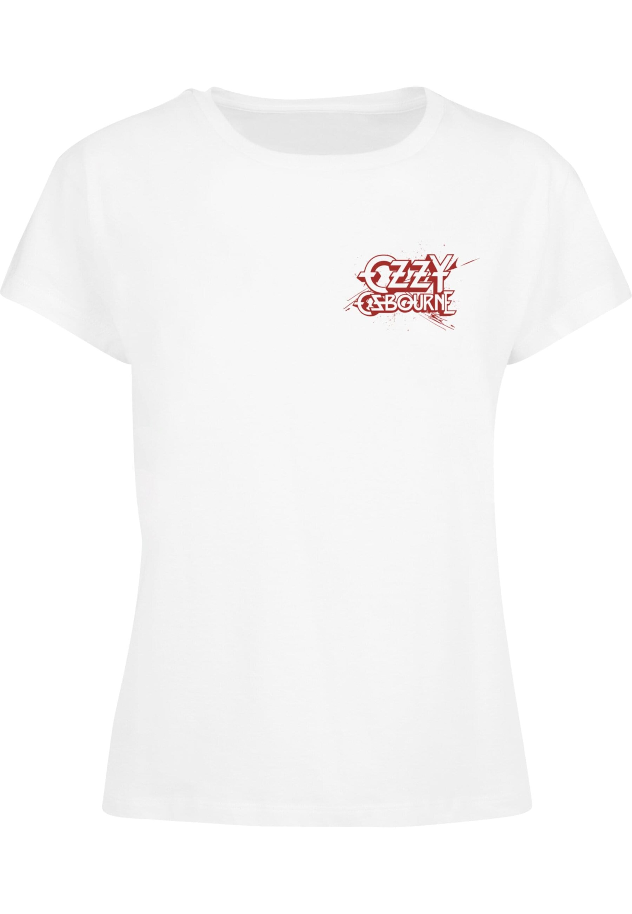 T-shirt 'Ozzy Osbourne - Patient 9' Merchcode en blanc : devant