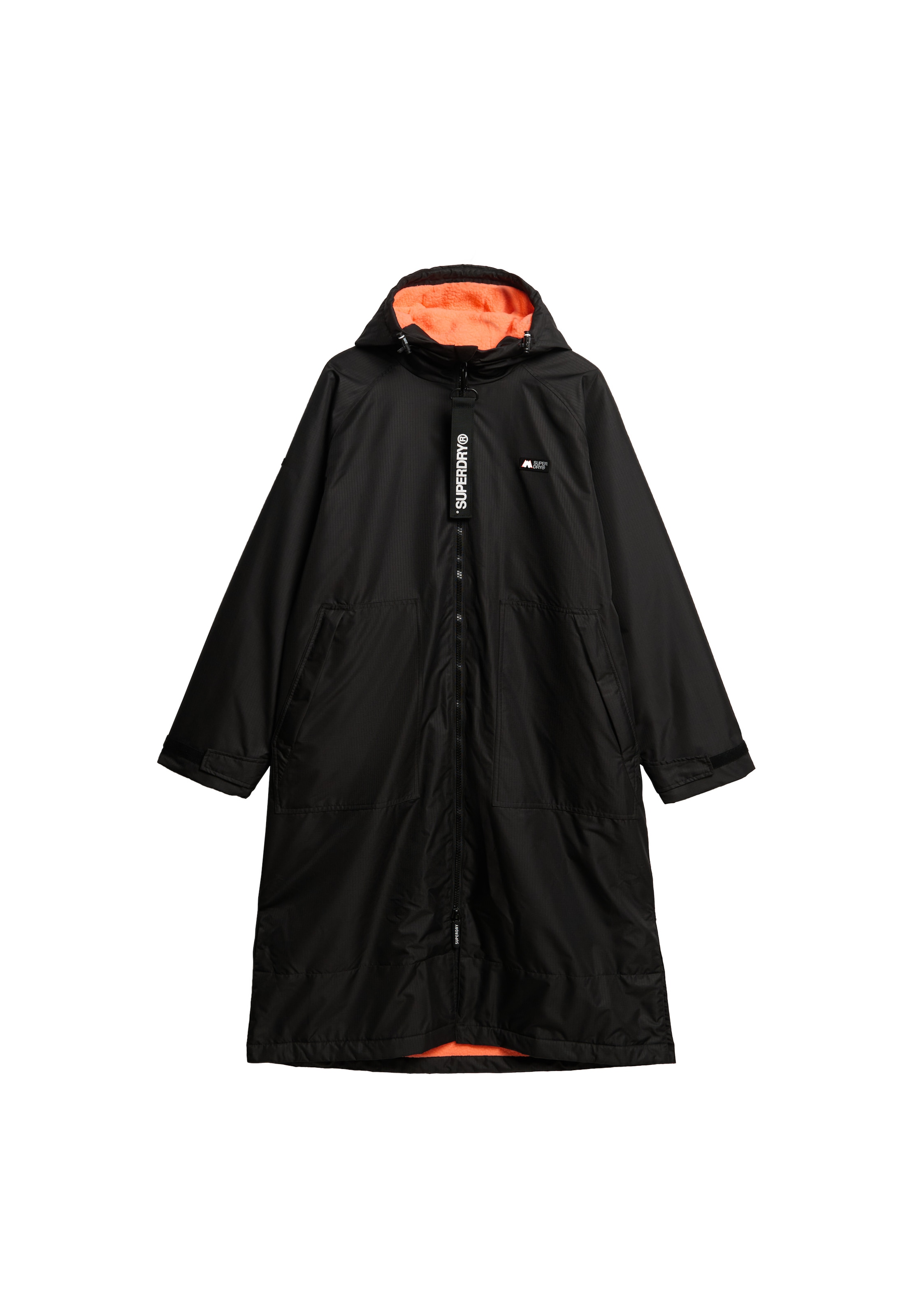Manteau mi-saison Superdry en noir : devant