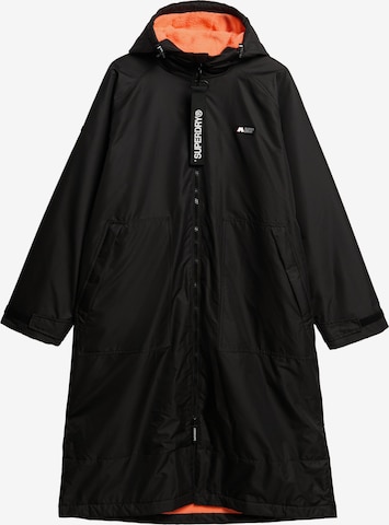 Manteau mi-saison Superdry en noir : devant