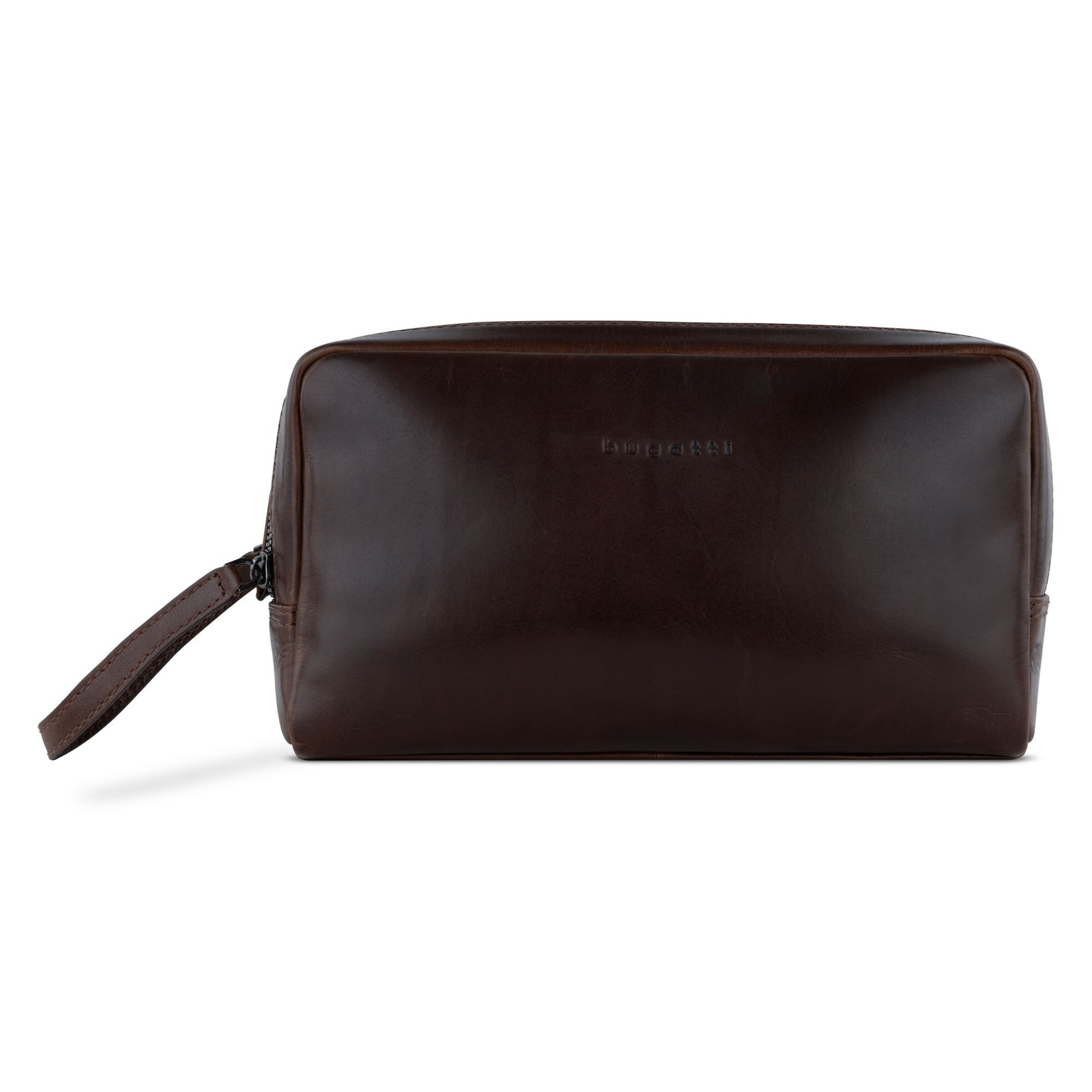 bugatti Toiletry Bag 'Romano 4014' in Brown: front