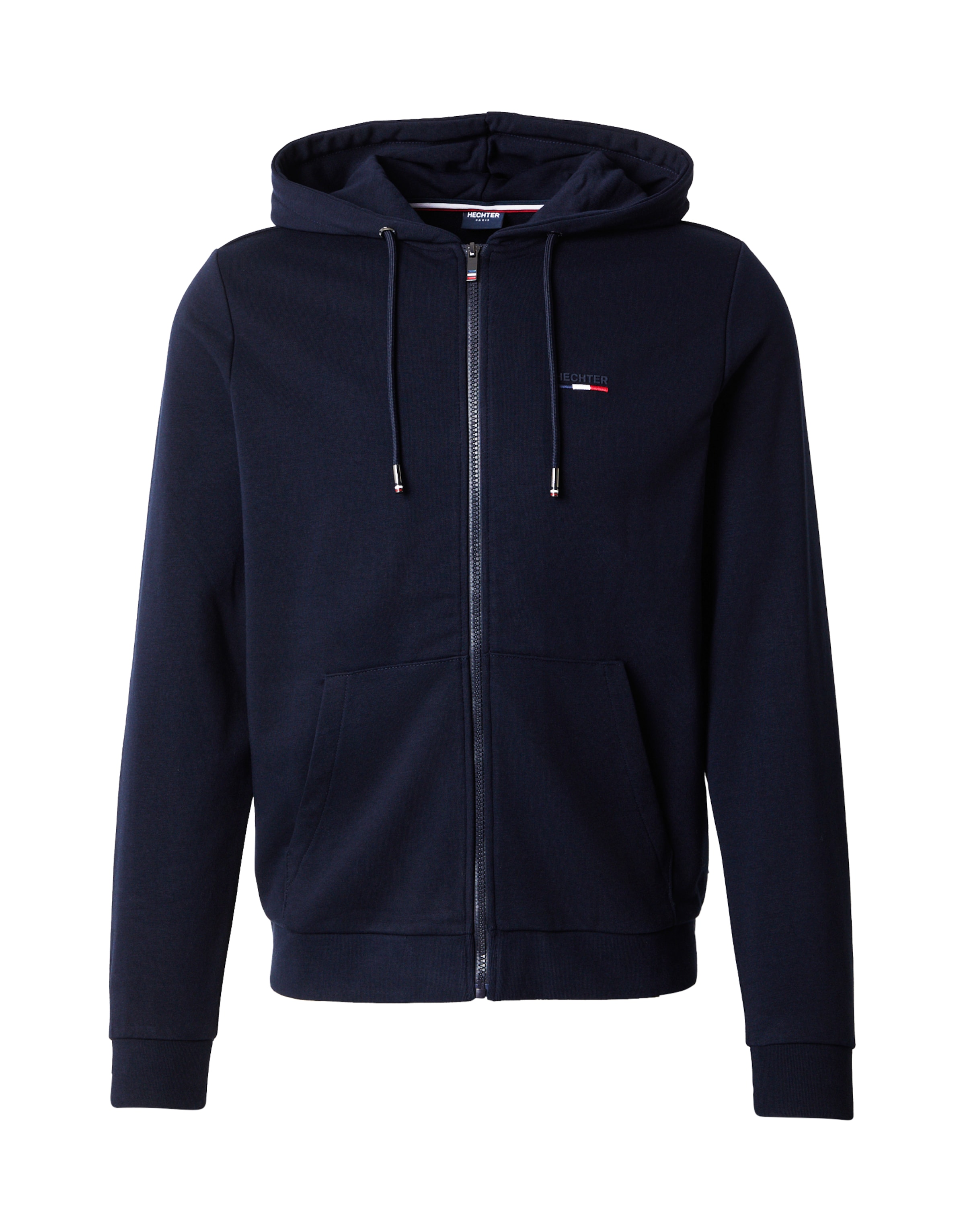 HECHTER PARIS Sweatjacke in Blau: Vorderseite
