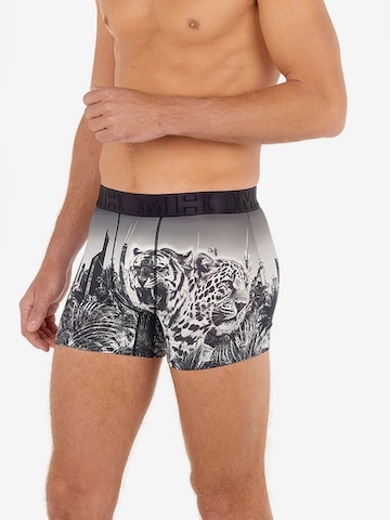 HOM Boxershorts 'Urban Jungle' in Grijs: voorkant