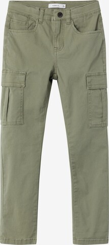 NAME IT Regular Broek 'Rose' in Groen: voorkant