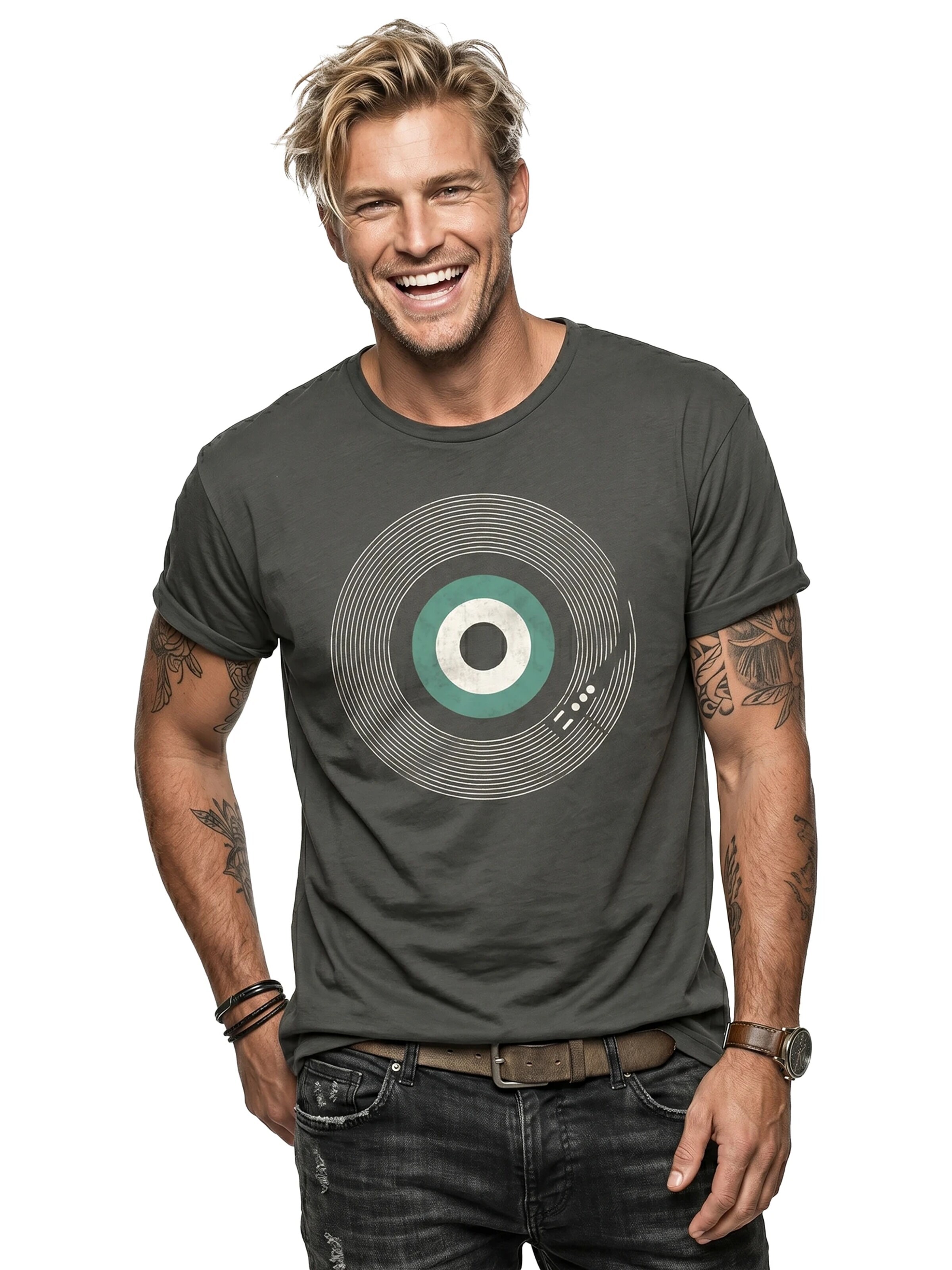 MAKAYA Shirt 'Final Track' in Grey