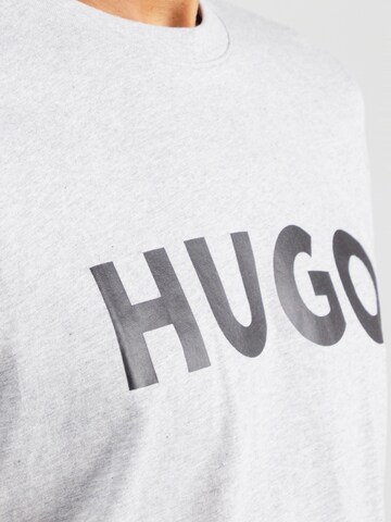HUGO Μπλουζάκι 'Dulivio' σε γκρι