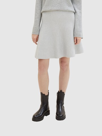 TOM TAILOR DENIM Skirt in Grey: front