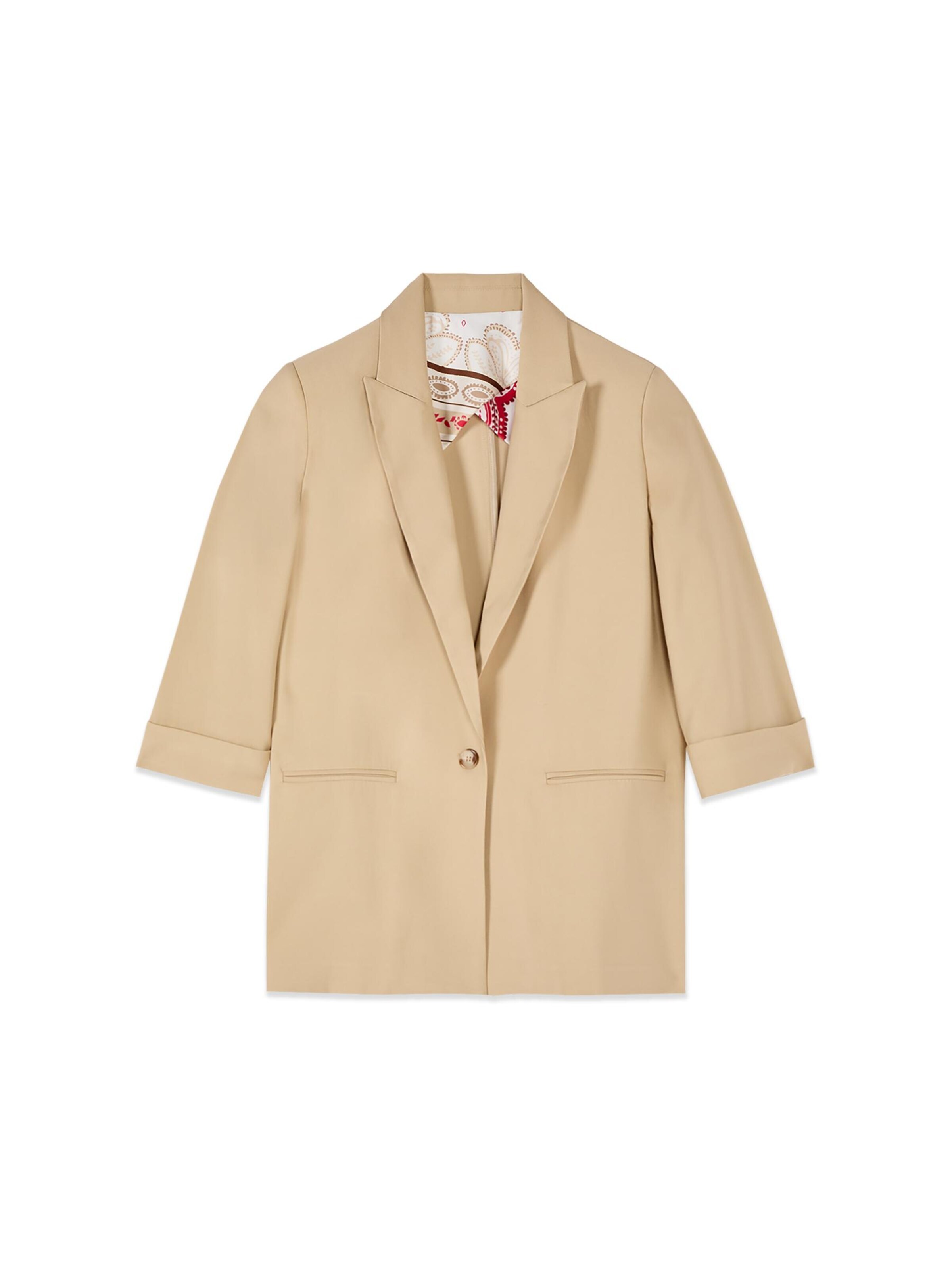 Blazer oltre en beige : devant