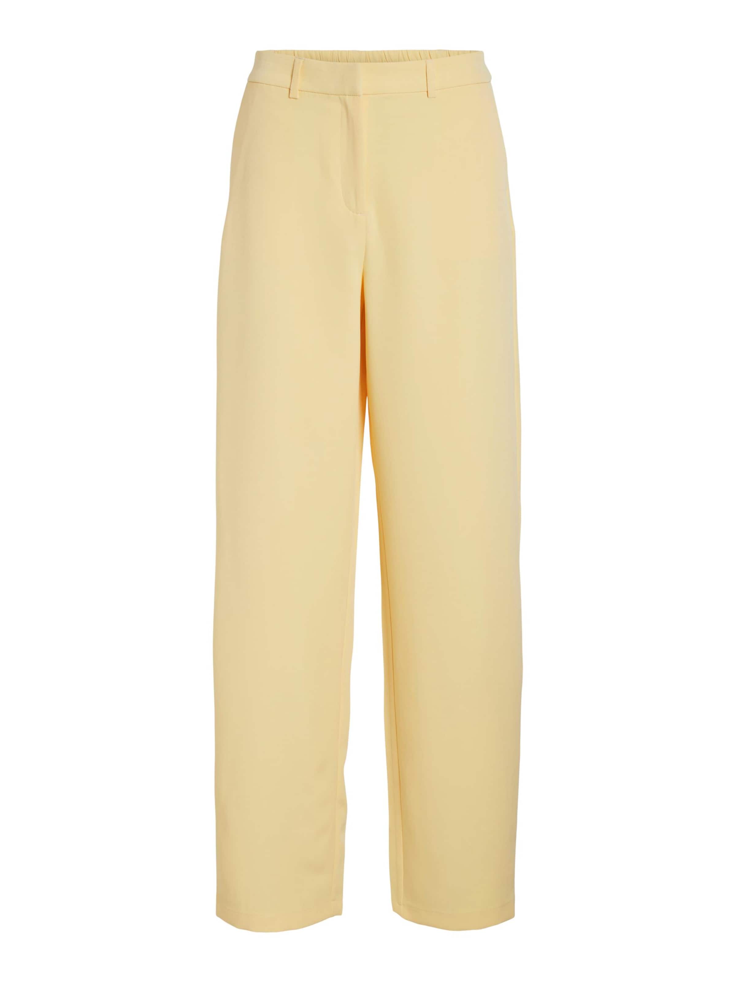 VILA Обычный Штаны 'Kamma' в Желтый: спереди