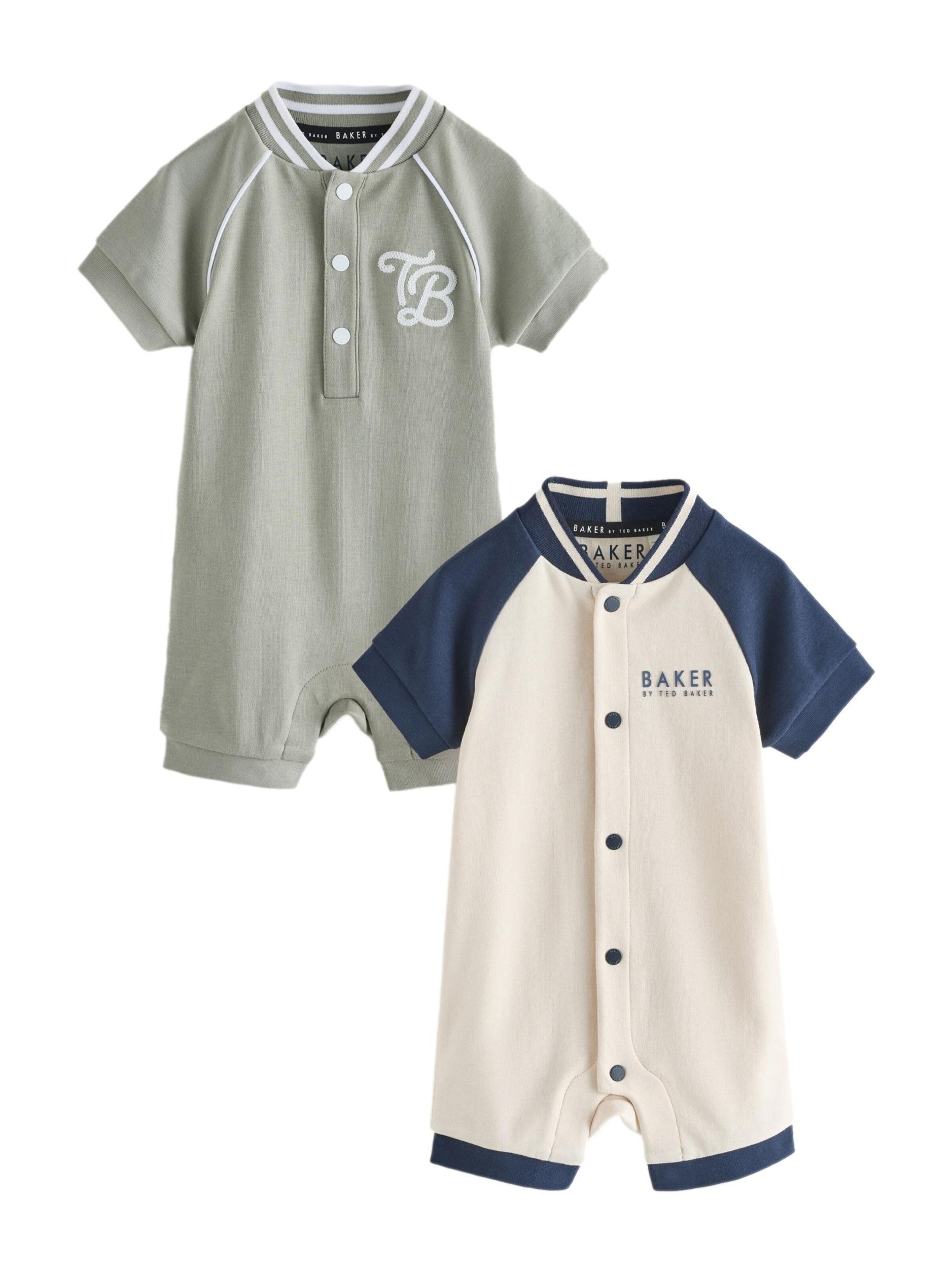 Baker by Ted Baker Φορμάκι/κορμάκι 'Varsity' σε μπλε: μπροστά